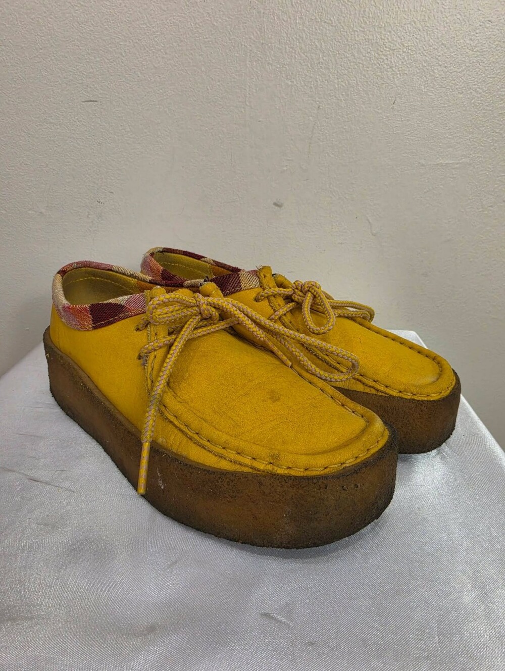 Clarks Tan Suede Moc Toe Casual Shoes